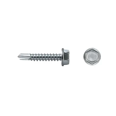 CELO Surub autoforant DIN 7504K cap hexagonal Ø4,8x25 zincat albastru