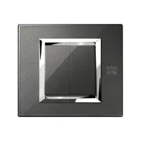 nea - Rama ornament 2M Metal Negru Grafit