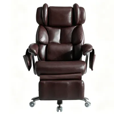 XXL Scaun de birou ergonomic, Maro | Aosom Romania