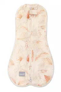 Saculet swaddle pemtru infasat nou nascut + caciulita First Step Boho Sand Sleepee