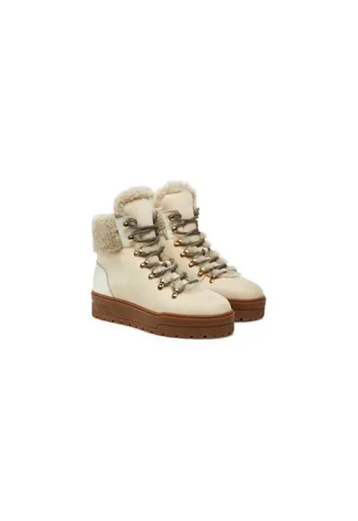 Ghete dama 304383304 - Piele naturala - Bej - Bej