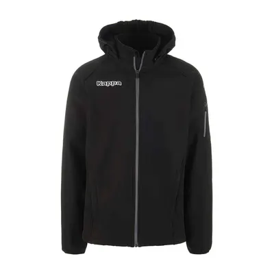 Jachetă softshell neagră Kappa Valas pentru adulți