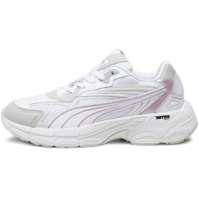 Pantofi sport femei Puma Teveris Nitro Metallic, Alb