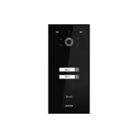 Videointerfon de exterior Electra VPH.02F03.ELBTL, 2 familii, montaj aparent, negru