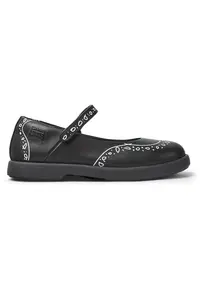 Pantofi Mary Jane din piele Duet Twins 8507 - Negru
