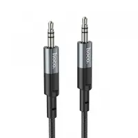 Cablu Audio 3.5mm - 3.5mm HOCO UPA23, 1m, Gri
