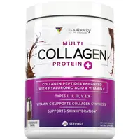 Colagen cu Peptide Imbunatatite cu Acid Hialuronic, Vitamina C si Aroma de Ciocolata 316g