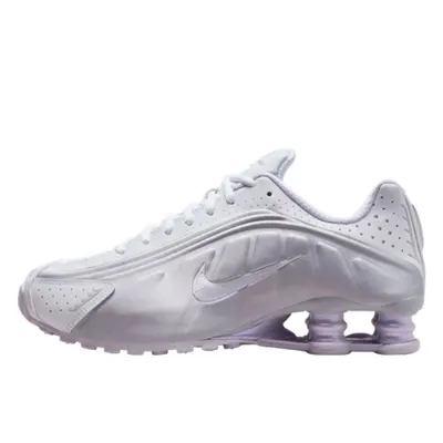 Shox R4 White Metallic Platinum Barely Grape