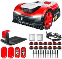 Mașină de tuns iarba robot cu acumulator Raider - RD-RLM47, CAM 22 cm, 20V4Ah, Wi-Fi, 1200 m2