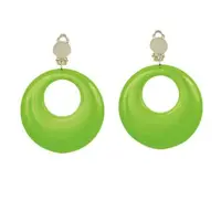 Cercei verde neon