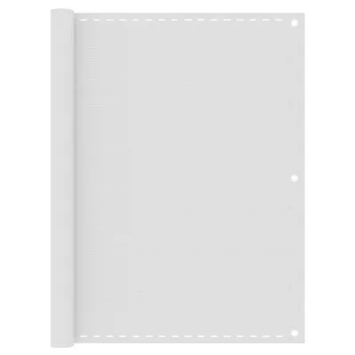 Gossi paravan de balcon, alb, 120x500 cm, hdpe