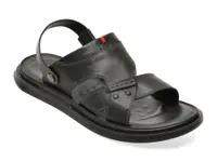 Sandale EPICA negre, 36709, din piele naturala