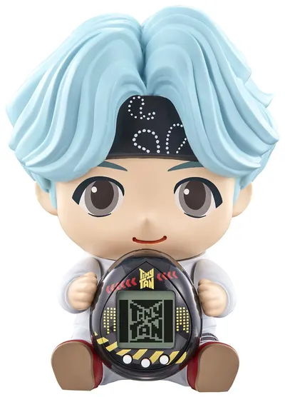 Set figurină și tamagotchi Bandai Music: BTS - TinyTAN Deluxe (Suga)
