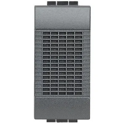 Sonerie de bronz 230 V~ LiVing Light - Antracit - 1 modul