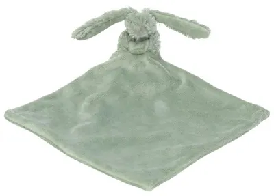 Jucărie moale cu pătură Happy Horse - Iepurașul Richie, verde, 28 cm