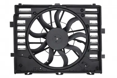 Ventilator radiator (cu carcasa) potrivit PORSCHE CAYENNE 3.0D-4.8 06.10