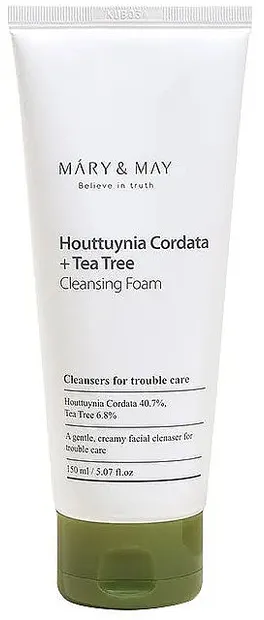 Mary&May Spumă de curățare Houttuynia Cordata+Tea Tree, 150 ml