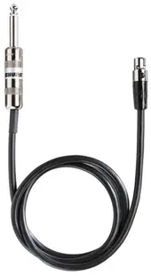 Cablu pentru chitară Shure - WA302, 6.3 mm/TA4F, 0.75 m, negru