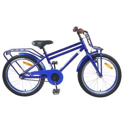 vidaXL Bicicletă pentru Copii 18 Inci pentru 5-7 ani Albastru închis