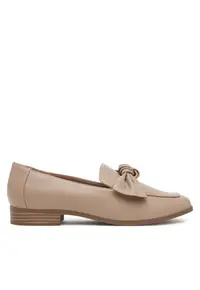 Mocasini de dama - sintetic - bej