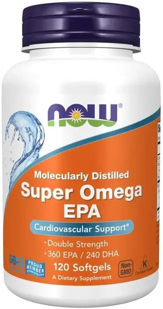 Super Omega EPA, 120 capsule gel, Now