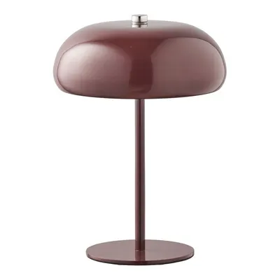 Veioză burgundy din metal (înălțime 23 cm) Margate – House Nordic