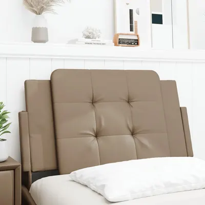 vidaXL Pernă pentru tăblie pat, Zadar, cappuccino, 90 cm, piele artificială