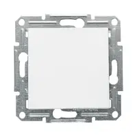 Intrerupator , 10A alb Asfora, montaj in doza rotunda - fara placa ornament