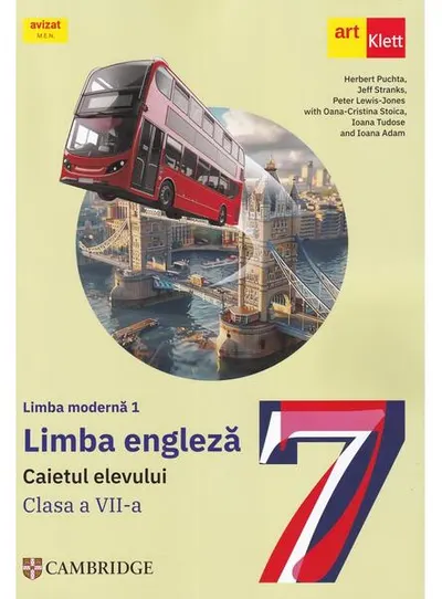 Limba modernă 1. Engleză. Caietul elevului. Clasa a VII-a. THINK. WORKBOOK - Paperback brosat - Herbert Puchta, Jeff Stranks, Peter Lewis-Jones, Oana Stoica, Ioana Tudose, Ioana Adam
