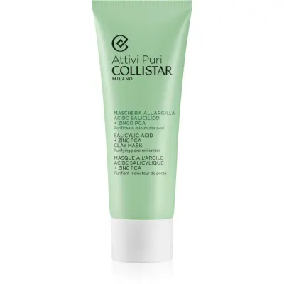 Collistar Attivi Puri Salicylic Acid + Zinc Clay Mask mască cu argilă cu acid hialuronic 75 ml