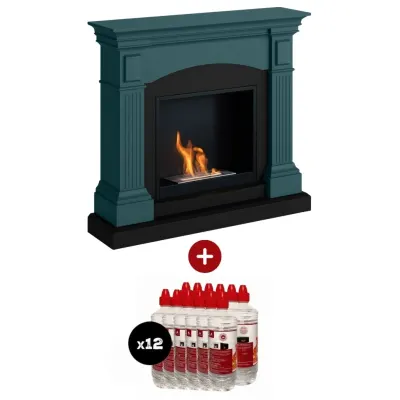 Pachet Magna Soft Turquoise Semineu + 12L bioetanol