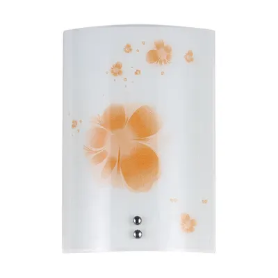 Aplica Santini alb+orange 1xE27 60W 260x150