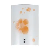 Aplica Santini alb+orange 1xE27 60W 260x150