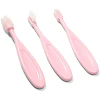 BabyOno Toothbrush periuta de dinti pentru copii Pink 3 buc