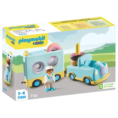 Playmobil - 1.2.3 Camion cu Gogosi de Stivuit si Sortat
