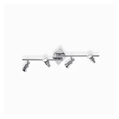 Plafoniera Slem 4 becuri, dulie GU10, L:700 mm, H:220 mm, Nichel satinat