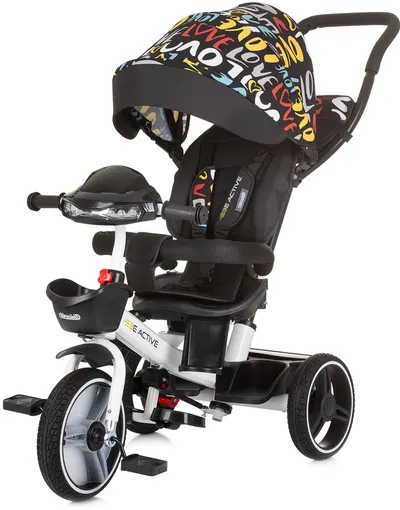 Tricicletă cu copertină Chipolino - Be Active, Love