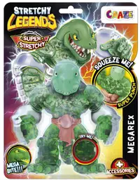 Figură extensibilă de colecție Craze Stretchy Legends - Megarex