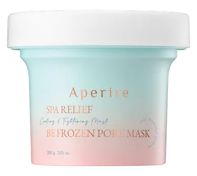Masca de fata cu argila pentru calmare Spa Relief Be Frozen, 200g, Aperire