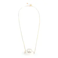 Colier auriu cu perla alba eleganta