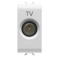 Priza tv directa 1M Gewiss Chorus GW10361, alb