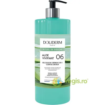 Gel de Dus&Sampon Cremos 2in1 cu Suc de Aloe Vera 1L
