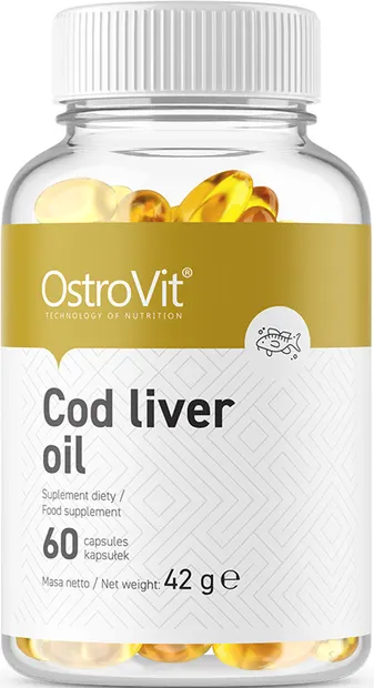 Cod Liver Oil, 500 mg, 60 capsule, OstroVit