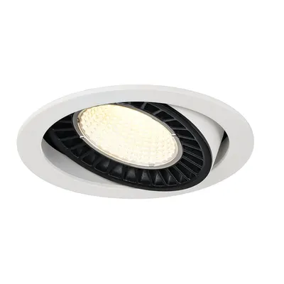Spot incastrat, SUPROS Ceiling lights, white Indoor LED recessed ceiling light white round 4000K 60° CRI90 2700lm
