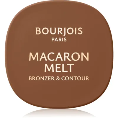 Bourjois Macaron Melt Bronzer & Contour bronzer și pudră pentru contur 2 in 1 culoare 03 Caramel Macchiato 5 g