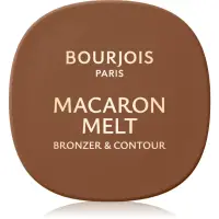 Bourjois Macaron Melt Bronzer & Contour bronzer și pudră pentru contur 2 in 1 culoare 03 Caramel Macchiato 5 g