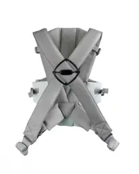 Marsupiu ergonomic pentru bebelusi KikkaBoo Gwen Fly tricot DeLux Mint de la 3luni,3 pozitii de transport, baveta moale detasabila, bretele reglabile cu mecanism de blocare transversala