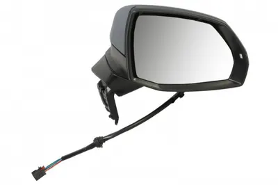 Oglinda laterala dreapta (electric, cu memorie, convex, cu incalzire, grunduit, rabatare electrica, cu semnalizator) potrivit AUDI Q5 FY, Q5 FYT 01.17
