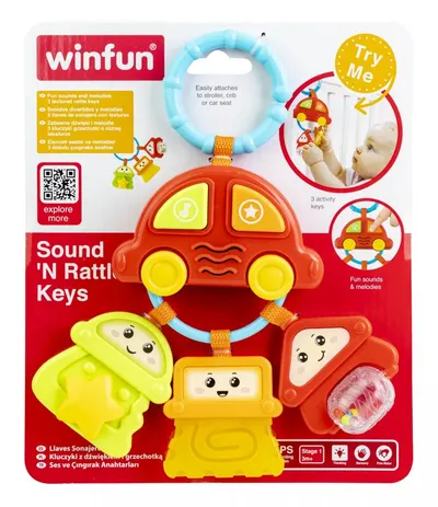 Zornaitoare masinuta cu 3 chei Winfun