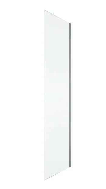 Perete dus 100x200 cm, crom, grosime sticla 8 mm, tratament anticalcar, Ronal Oriana